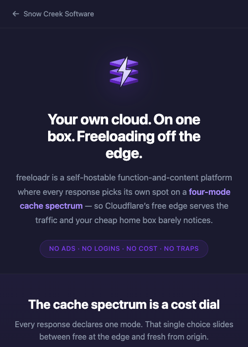 freeloadr screenshot