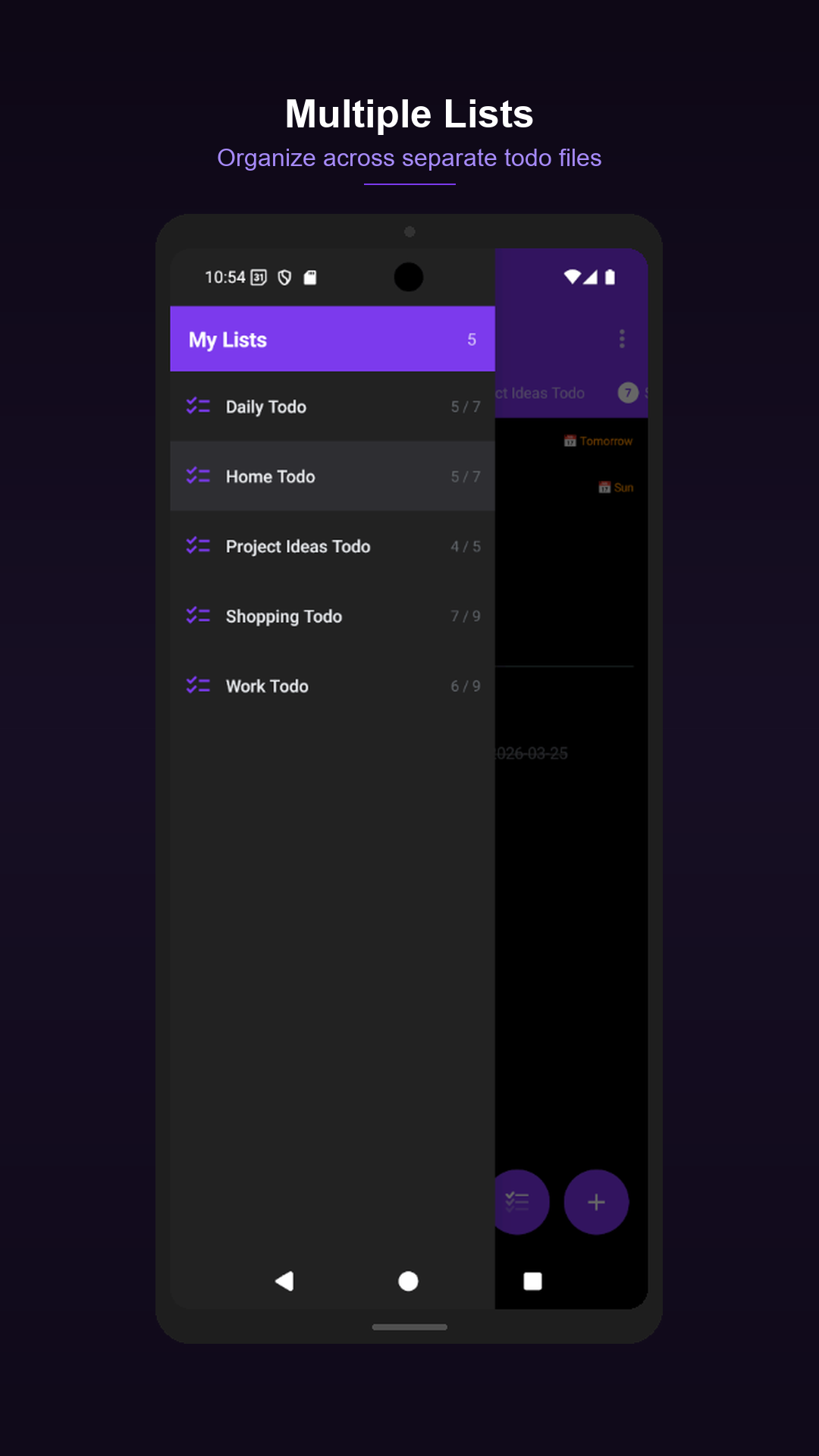 Multiple Lists